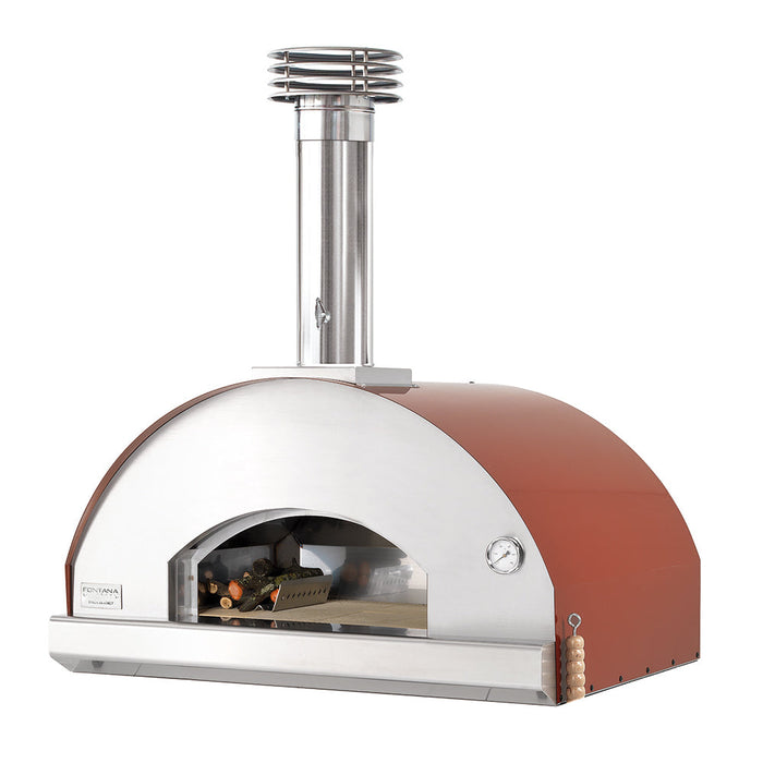 Mangiafuoco Build in Wood Pizza Oven - ROSSO