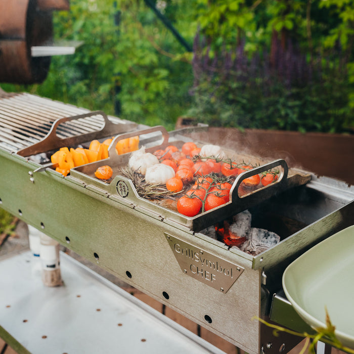 Charcoal Grill Naked Chef XL Silver