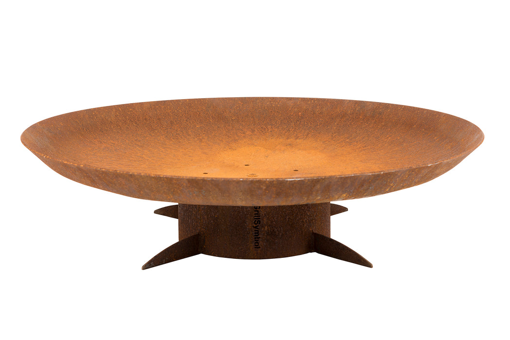 Corten Steel Fire Pit Chiaro XL, Ø 91 cm