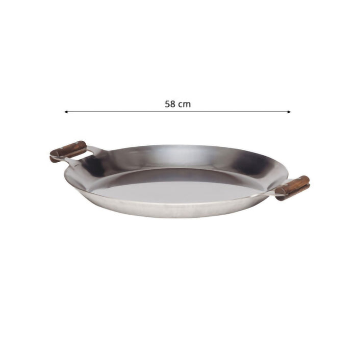 Stainless Steel Paella Pan FP-580 inox, Ø 58