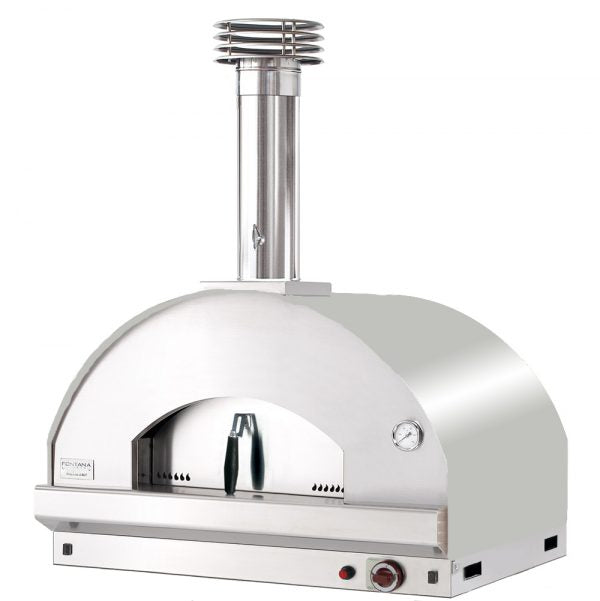 Mangiafuoco Build In Gas Pizza Oven - STAINLESS STEEL