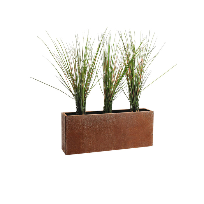 Petteri Wiimaa Corten Steel Planter Lilly 100 x 22 x 40 cm