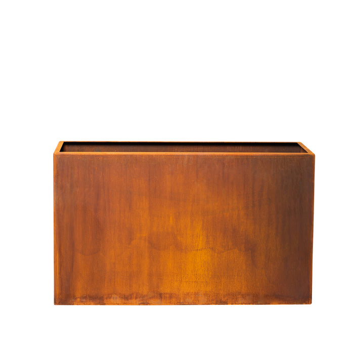 Petteri Wiimaa Corten Steel Planter Lilly 110 x 37 x 23 cm