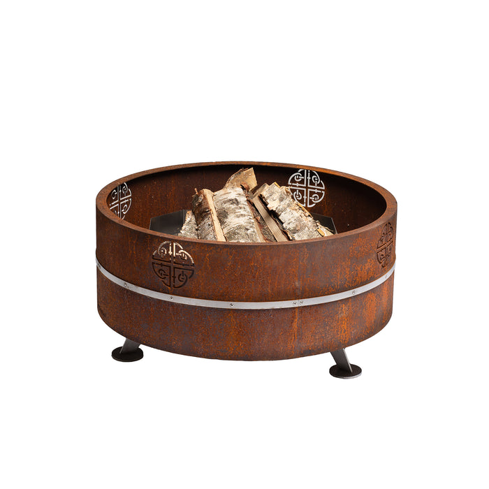 Corten Steel Fire Pit Lucas, Ø 95 cm