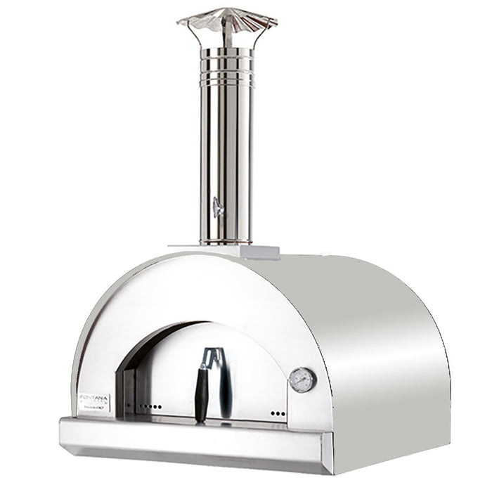 Margherita Build In Wood Pizza Oven - STAINLESS STEEL