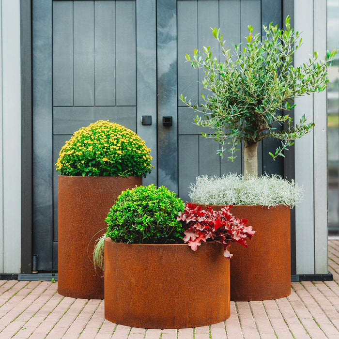 Petteri Wiimaa Corten Steel Planters Set of 3 Sisters (3 pots: Meri + Myy + Mia)