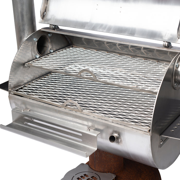 BBQ Smoker Smoky Beast Silver