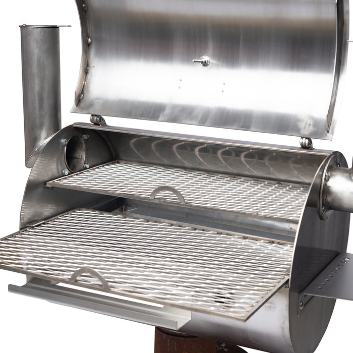 BBQ Smoker Smoky Beast Silver
