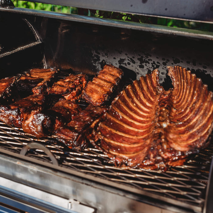 BBQ Smoker Smoky Beast Silver