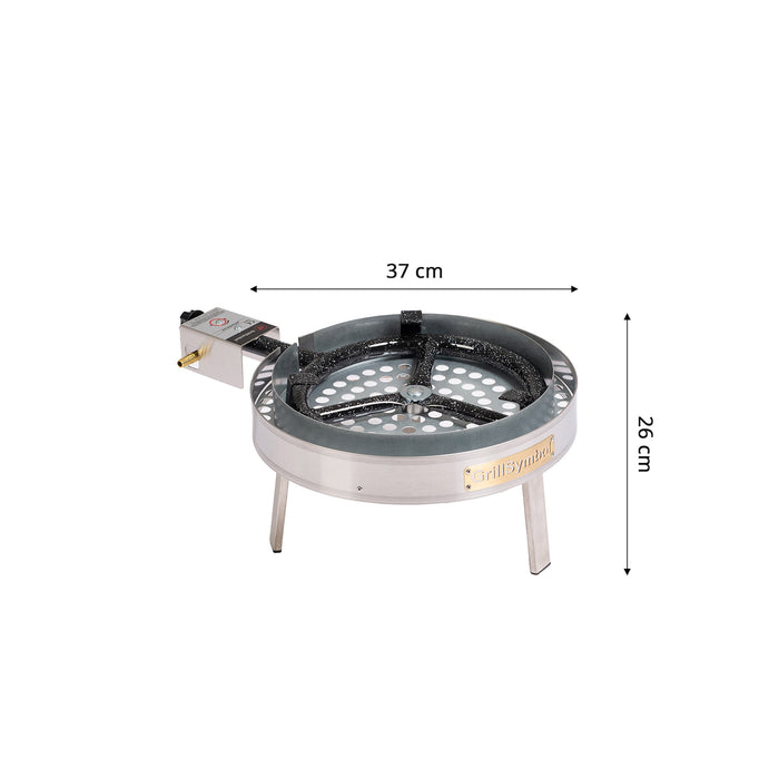 Indoor and Outdoor Paella Gas Cooker TW-460 (gas burner Ø 30 cm/6,5 kW)