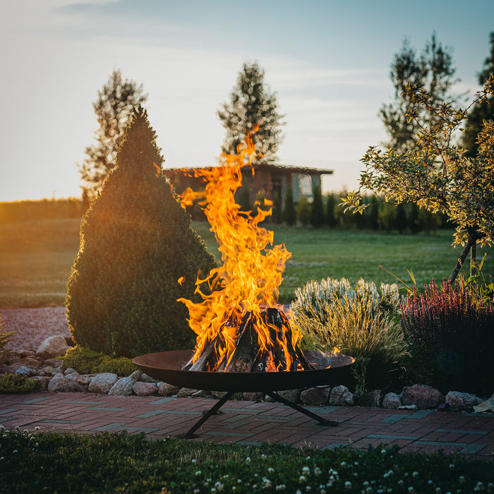 Corten Steel Fire Pit Alta XL, Ø 90 cm
