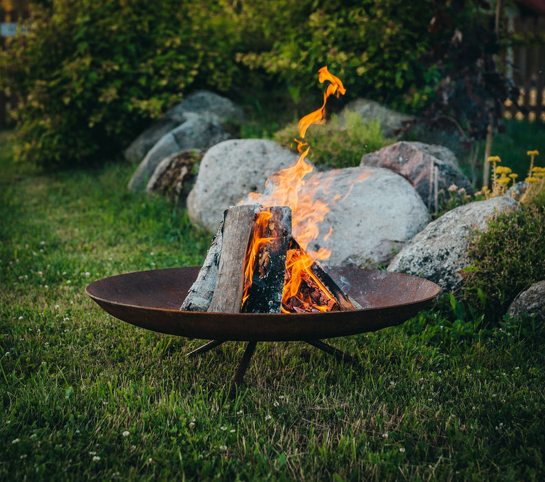 Corten Steel Fire Pit Alta XL, Ø 90 cm