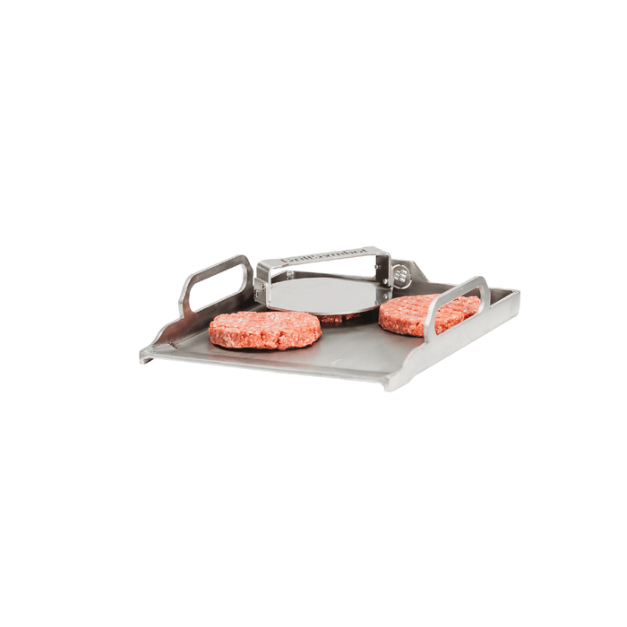 Burger Press and Plancha Set Inox