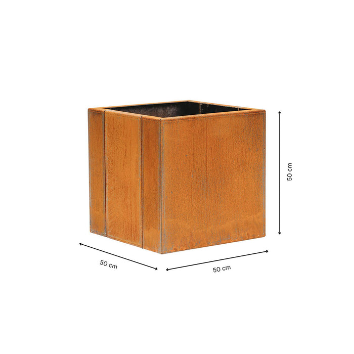Petteri Wiimaa Corten Steel Planter Clara L, 50x50x50 cm