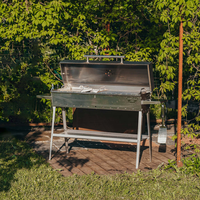 Charcoal Grill Chef XL Silver