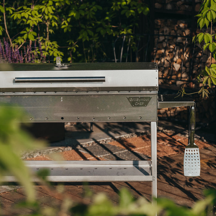 Charcoal Grill Chef XL Silver