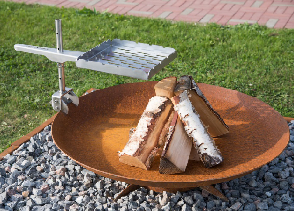 Corten Steel Fire Pit Chiaro XL, Ø 91 cm