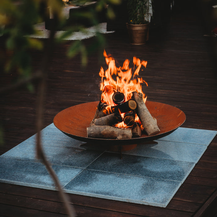 Corten Steel Fire Pit Chiaro XL, Ø 91 cm