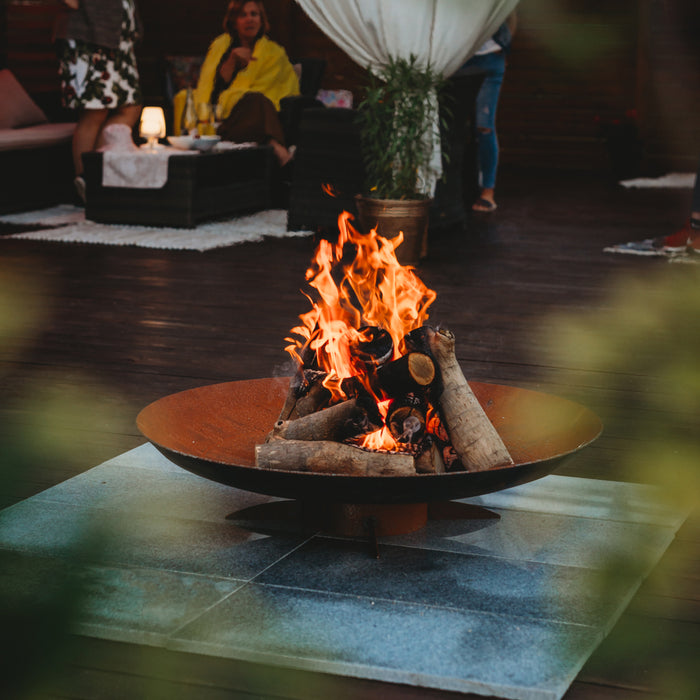 Corten Steel Fire Pit Chiaro XL, Ø 91 cm