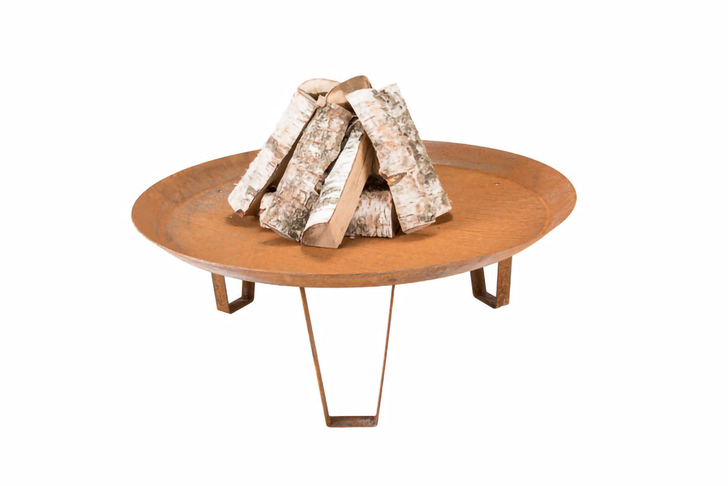 Corten Steel Fire Pit Elegante, Ø 72 cm