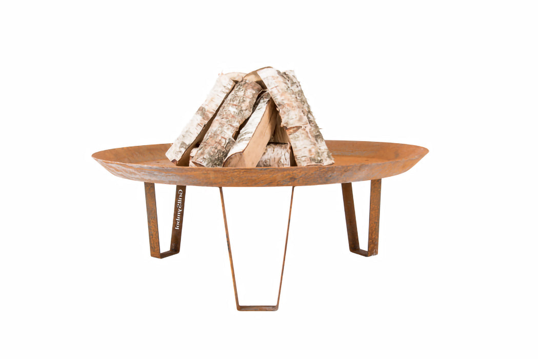 Corten Steel Fire Pit Elegante, Ø 72 cm