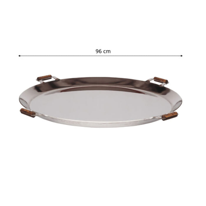 Stainless Steel Paella Pan FP-960 inox, Ø 96 cm (pan 5 mm)