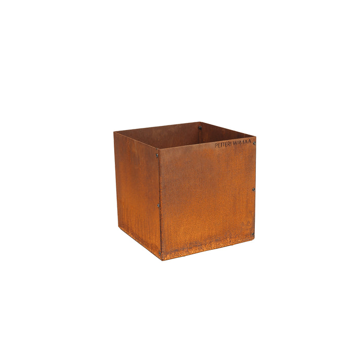 Petteri Wiimaa Corten Steel Planter Fiora M, 35x35x35 cm