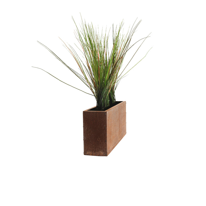 Petteri Wiimaa Corten Steel Planter Lilly 100 x 22 x 40 cm