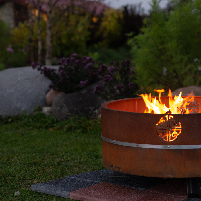 Corten Steel Fire Pit Lucas, Ø 95 cm