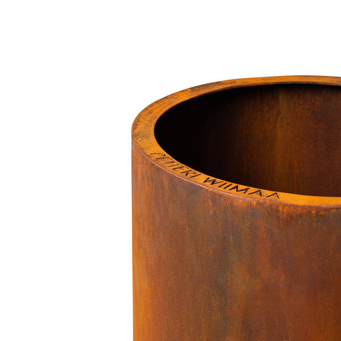 Petteri Wiimaa Corten Steel Planter Meri, Ø 37 cm (size 37x65 cm)