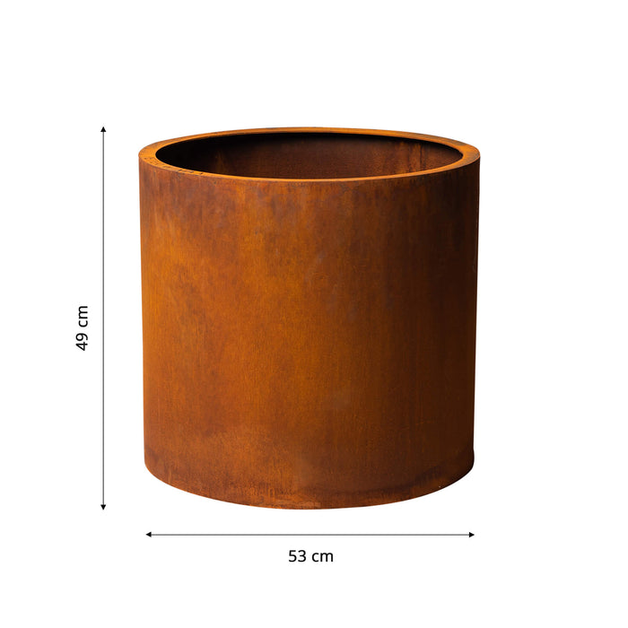 Petteri Wiimaa Corten Steel Planter Myy, Ø 55 cm (size 55x49 cm)