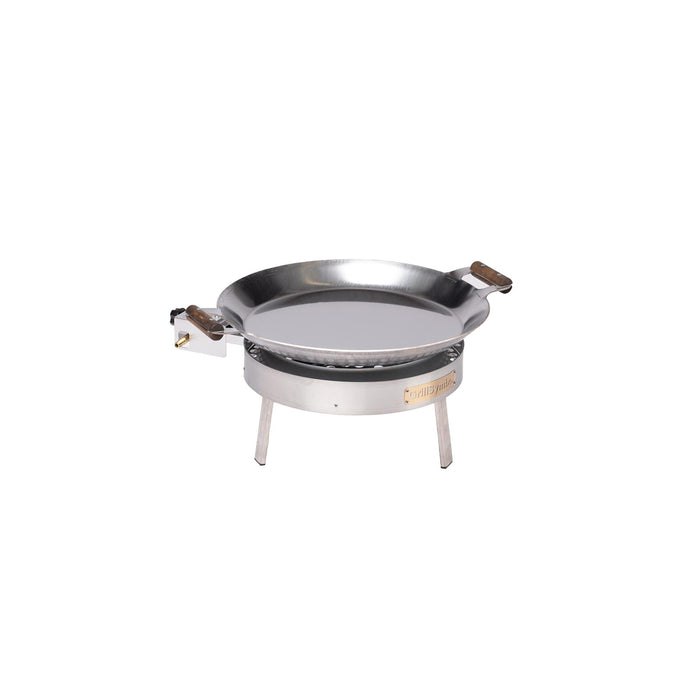 Paella Cooking Set PRO-460 inox, Ø 46 cm (pan Ø 46 cm, gas burner Ø 30 cm)