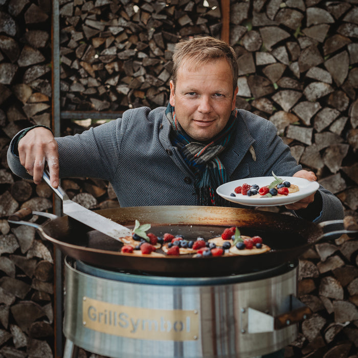 Paella Cooking Set PRO-580, Ø 58 cm (pan Ø 58 cm, gas burner Ø 40 cm)