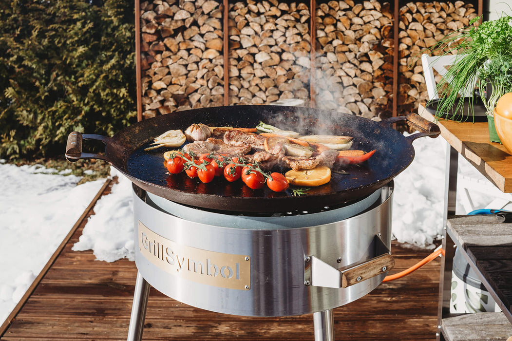 Paella Cooking Set PRO-580, Ø 58 cm (pan Ø 58 cm, gas burner Ø 40 cm)