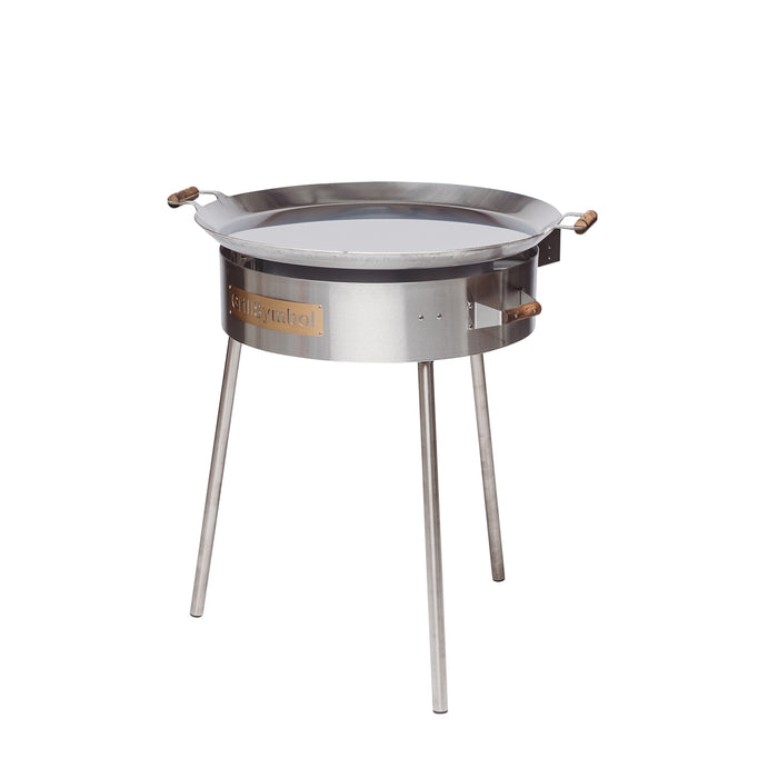 Paella Cooking Set PRO-720 inox, Ø 72 cm (pan Ø 72 cm, gas burner Ø 40 cm)