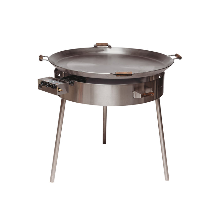 Paella Cooking Set Expert-960, Ø 96 cm (pan 3 mm steel Ø 96 cm, gas burner Ø 70 cm)