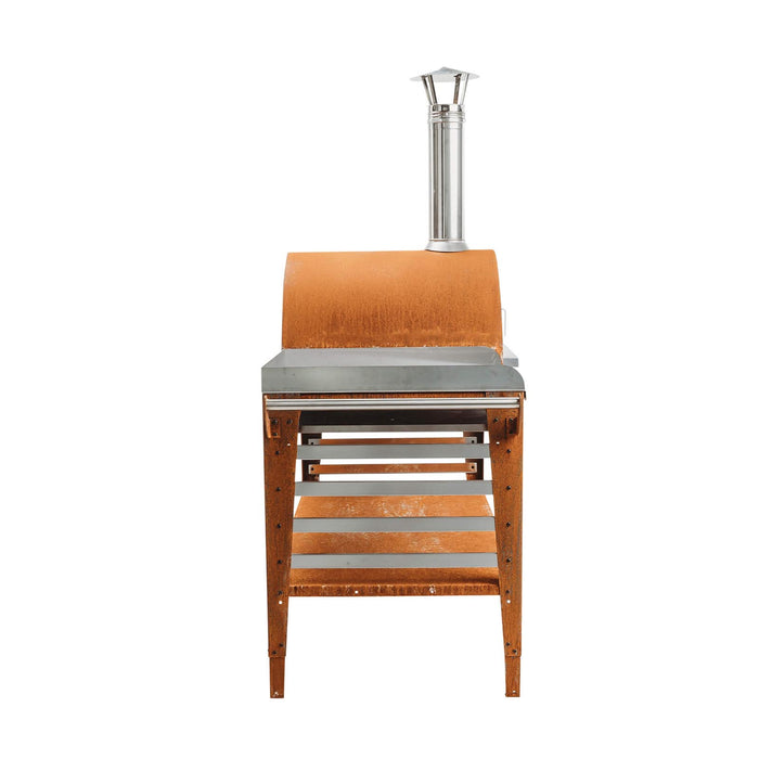 Wood Fired Pizza Oven with Stand and Side Table Pizzo-XL-Set