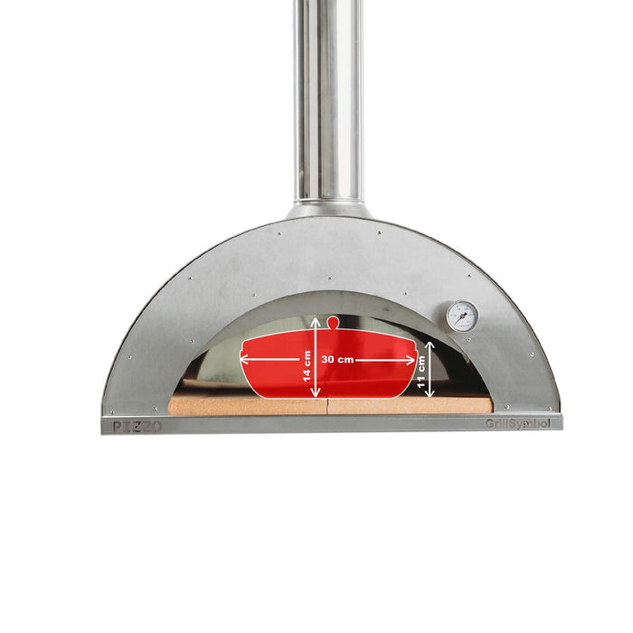 stainless steel Wood Fired Pizza Oven Pizzo-inox