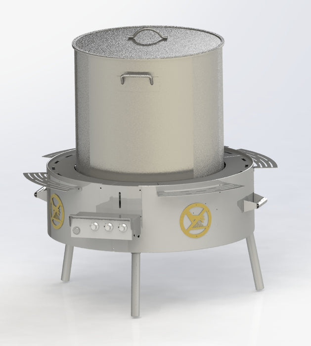 Soup Station with Gas Burner 160 L