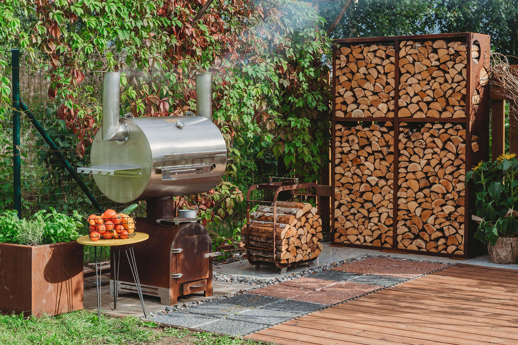 BBQ Smoker Smoky Beast Silver