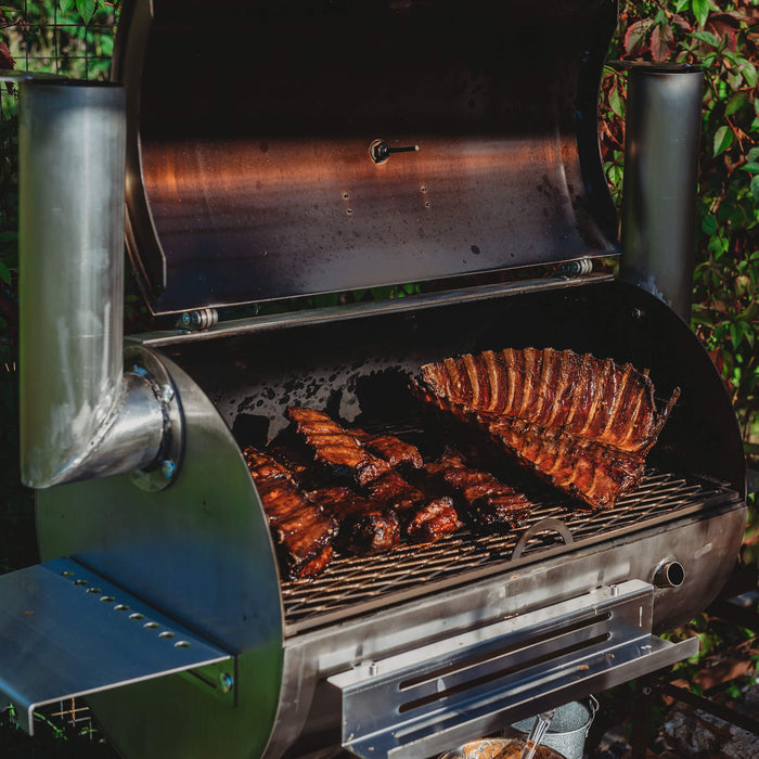 BBQ Smoker Smoky Beast Silver