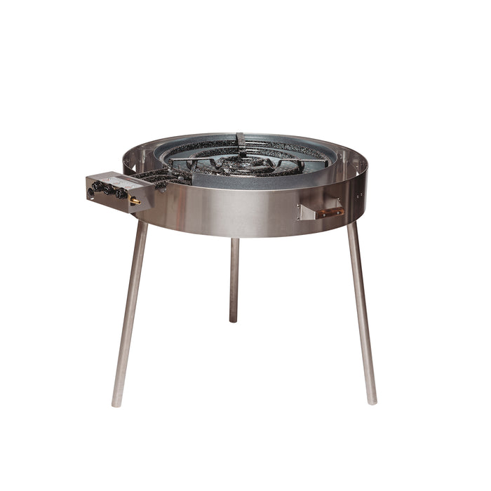 Paella Cooking Set Expert-960, Ø 96 cm (pan 3 mm steel Ø 96 cm, gas burner Ø 70 cm)