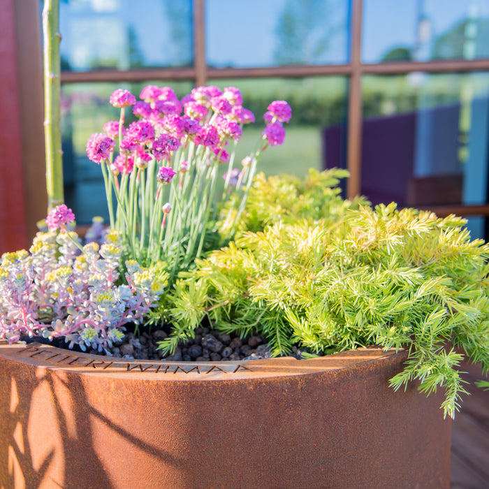 Petteri Wiimaa Corten Steel Planter Myy, Ø 55 cm (size 55x49 cm)